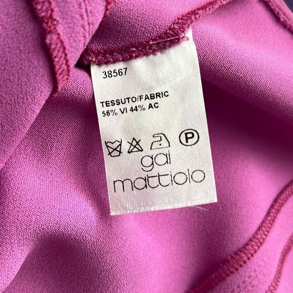 NWT Gai Mattiolo Plunging V-neckline Structured Cups Cut-out front detail Purple - Picture 11 of 14